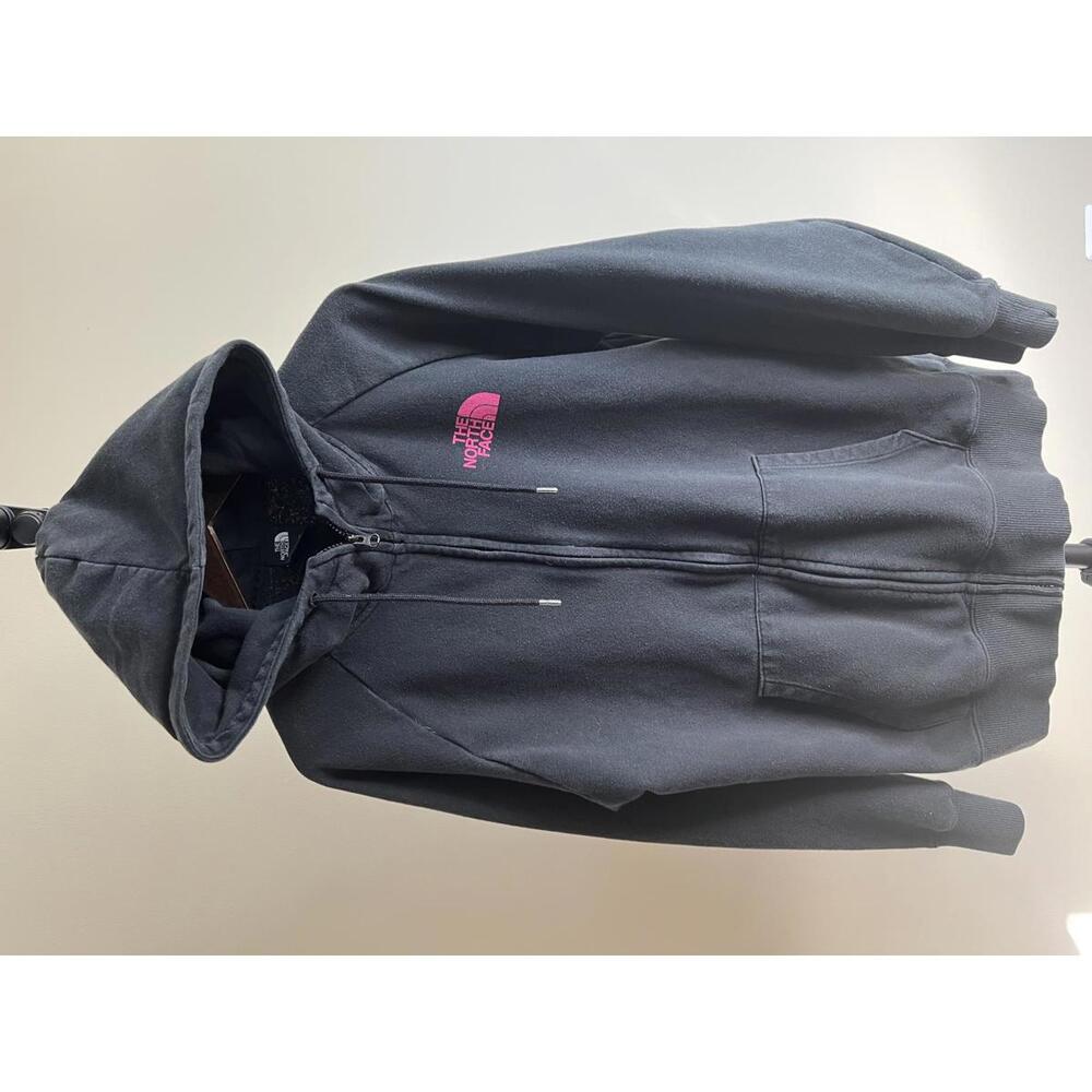 The North Face Women’s XXL Full Zip Hoodie Pink Logo Breast Cancer Awareness